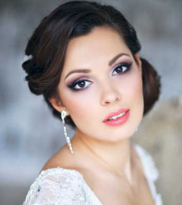 Свадебный макияж для карих глаз: варианты